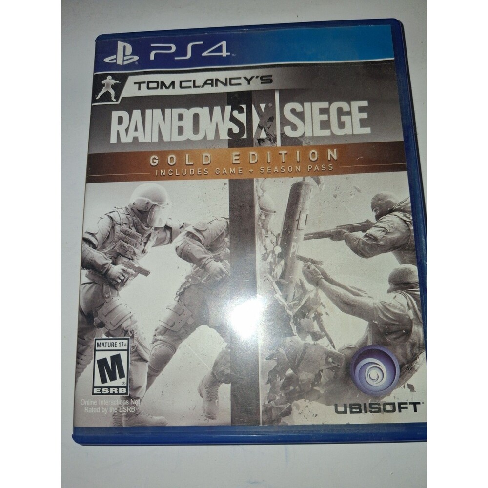 Tom Clancy's Rainbow Six Siege Gold Edition PS4 Complete CIB Tested